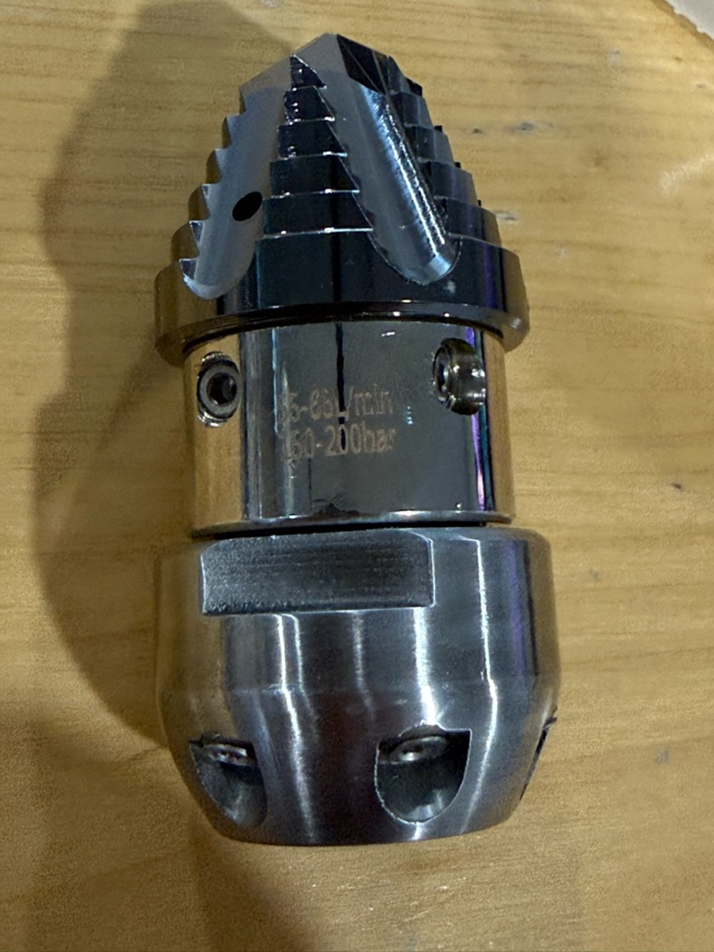 High Pressure Jetter Drain Nozzle Hose Sewer Cleaning 4 Side 6 Rear Rotating Jet